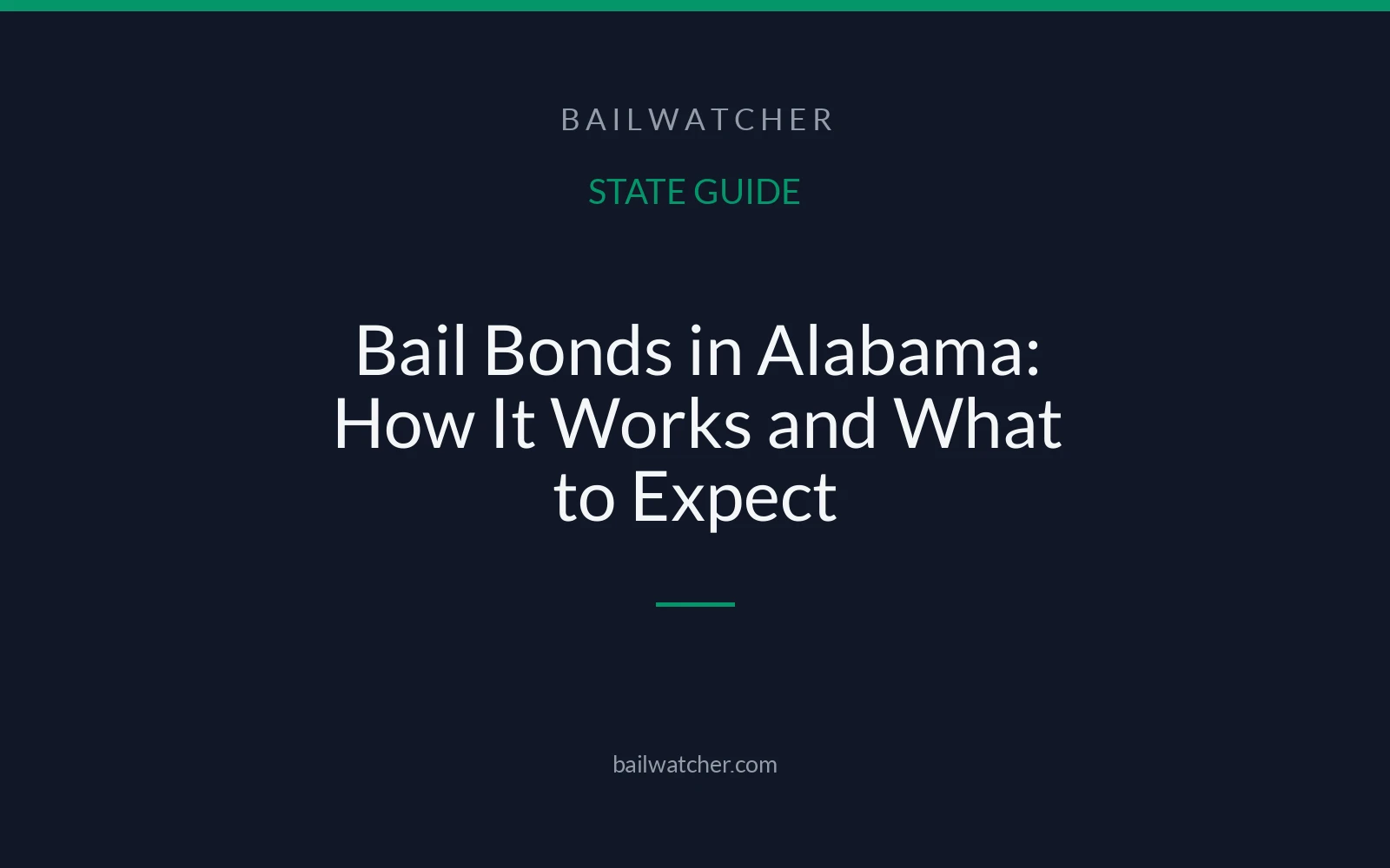 Bail Bonds in Alabama: How It Works and What to Expect